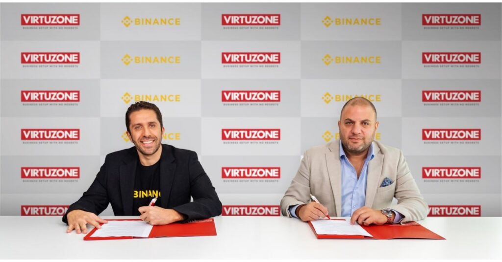 Binance, Virtuzone Sign Strategic Partnership to Focus on Advancing Web 3 in UAE