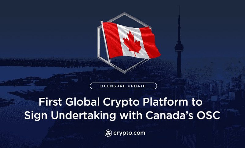 The Ontario Securities Commission OSC Grants Cryptocom PreRegistration Undertaking for Operations in Canada