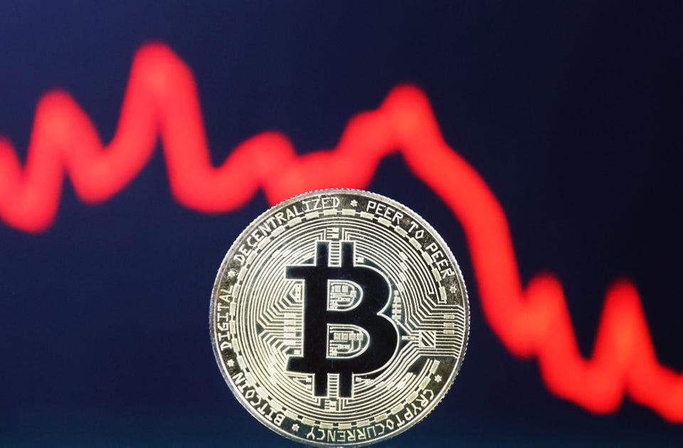 Bitcoin Crashes to 6Week Lows as Crypto Markets Shed 60 Billion